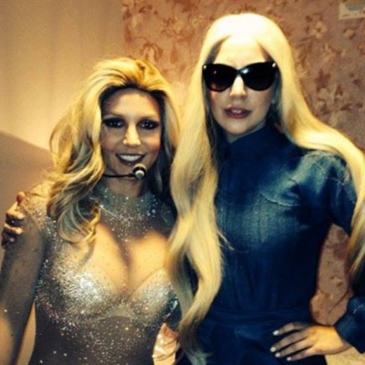 Lady Gaga visitó a Britney Spears en Las Vegas
