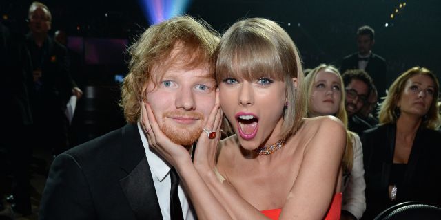 Taylor Swift y Ed Sheeran