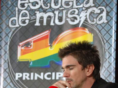 Juanes en la Escuela de Música