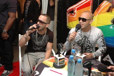 Estudio abierto con Wisin y Yandel