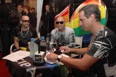 Estudio abierto con Wisin y Yandel