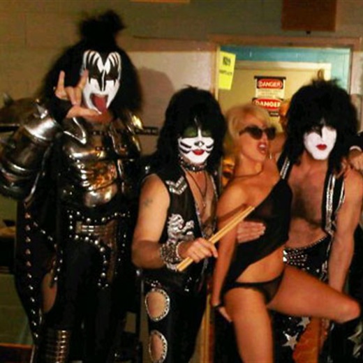 Lady Gaga y Kiss