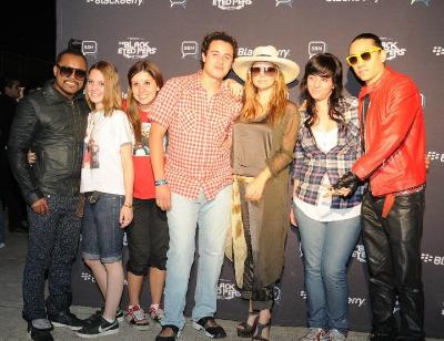 Camión de 40 Principales / Meet & Great con Black Eyed Peas