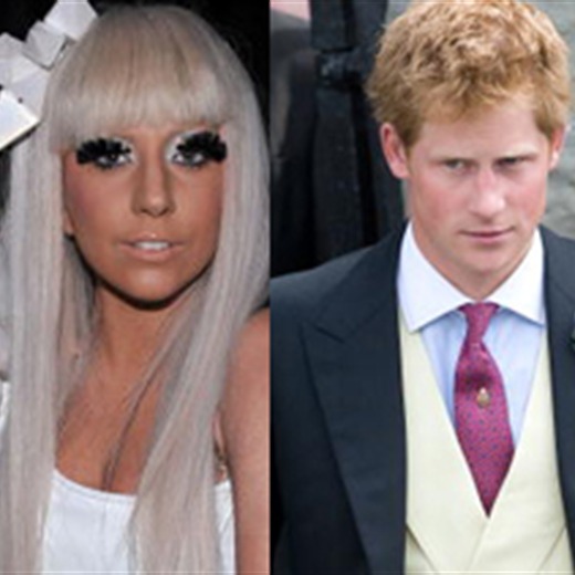 Lady Gaga y el Principe Harry