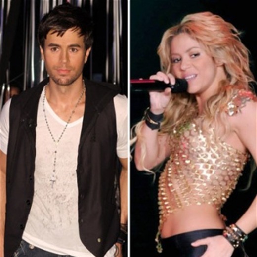Shakira y Enrique Iglesias los más ganadores