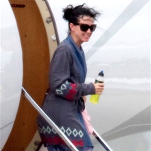 Katy Perry de pijamas en Australia