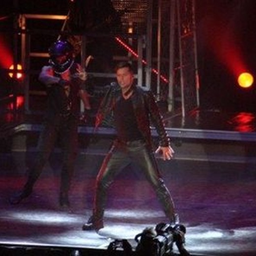 Ricky Martin brilló en River