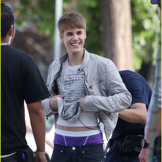 Justin Bieber a las piñas