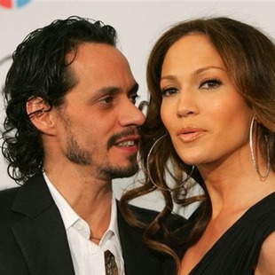 Jennifer López con su ex
