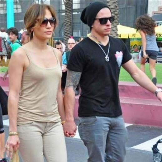 Jennifer Lopez con su novio