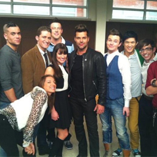 La participación de Ricky Martin en Glee