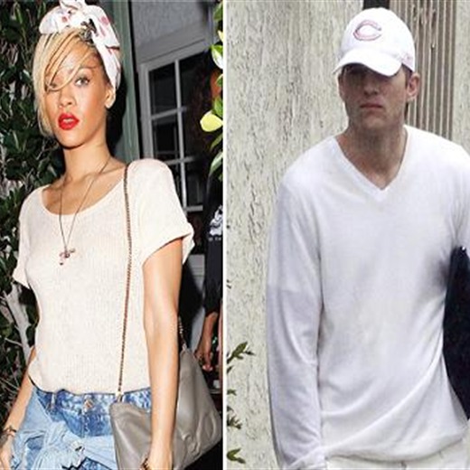 ¿Rihanna y Ashton Kutcher se ven hace mucho?
