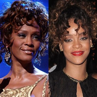 Rihanna como Whitney Houston