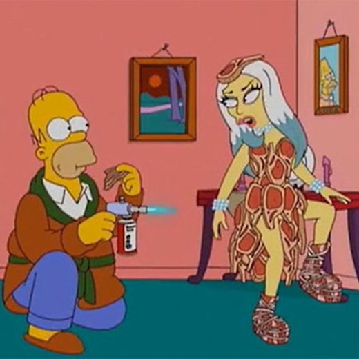 Lady Gaga en Los Simpsons