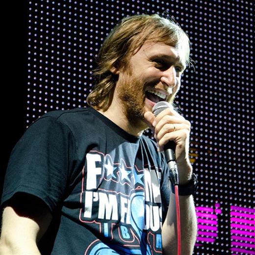 David Guetta con toque argento