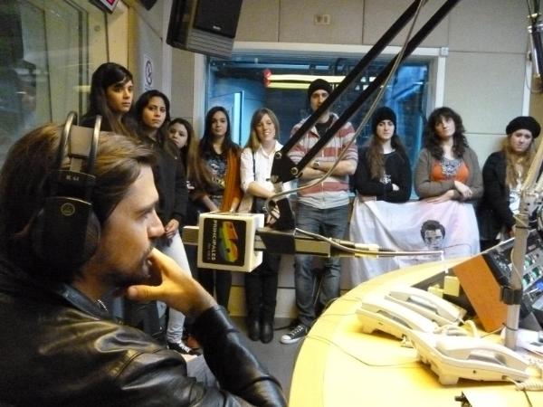 Estudio abierto con Juanes