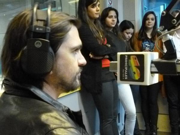 Estudio abierto con Juanes