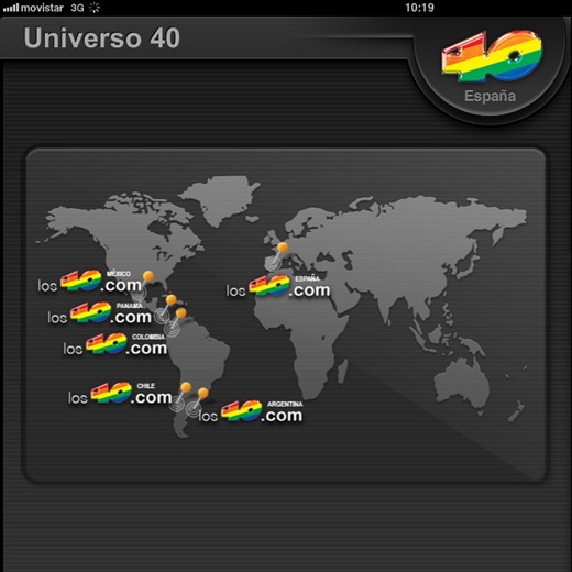 40 Principales en tu iPad