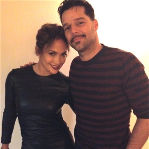 Jennifer López y Ricky Martin