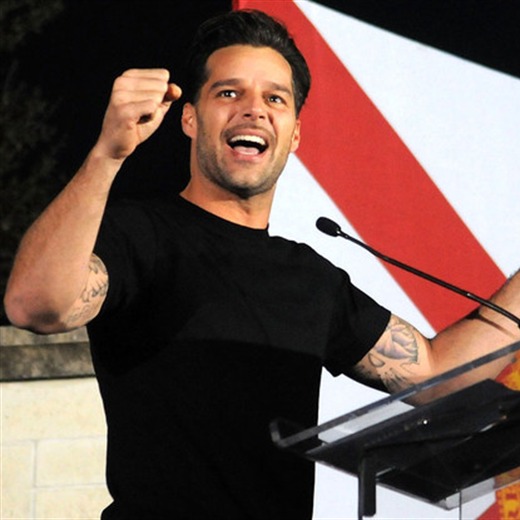 Ricky Martin orgulloso