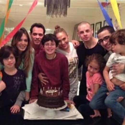 La familia de Jennifer Lopez