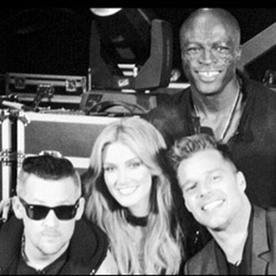 Ricky Martin publicó foto de "The Voice"