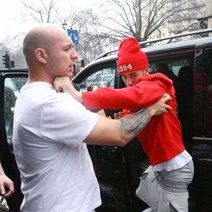Justin Bieber vs un fotógrafo