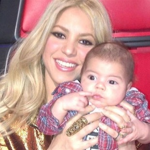 Shakira estuvo bien acompañada