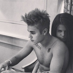 Justin Bieber con su ex