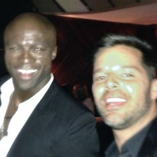 Ricky Martin de fiesta con Seal