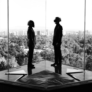 Daft Punk en blanco y negro