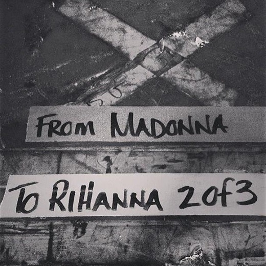 Rihanna se disfraza de Madonna