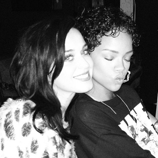 Se juntaron Katy Perry y Rihanna