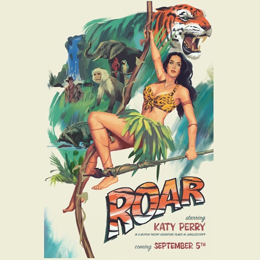 Katy Perry estrenó el video ofiicial de Roar