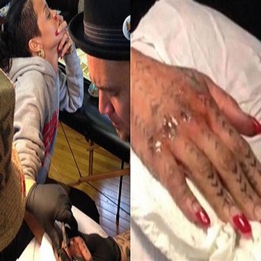 Un nuevo tatuaje para Rihanna