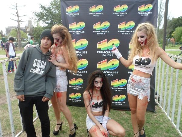 40 Principales en la Zombie Walk