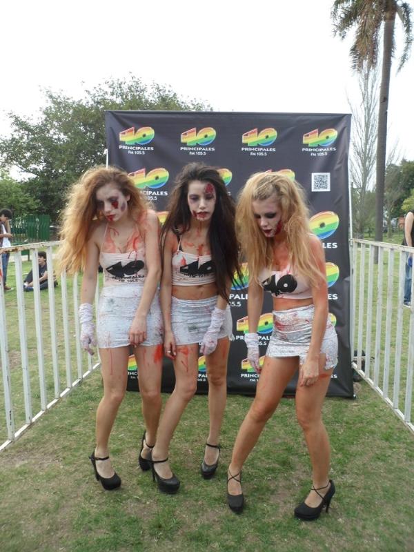 40 Principales en la Zombie Walk