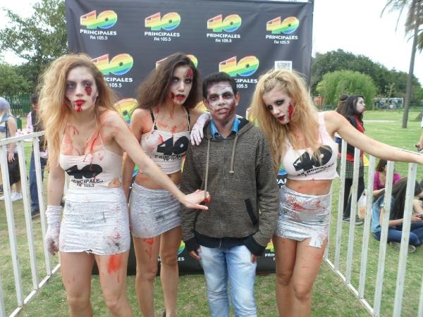 40 Principales en la Zombie Walk