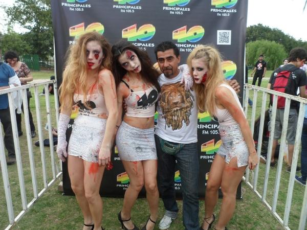 40 Principales en la Zombie Walk