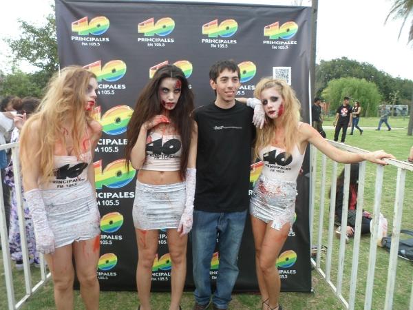 40 Principales en la Zombie Walk