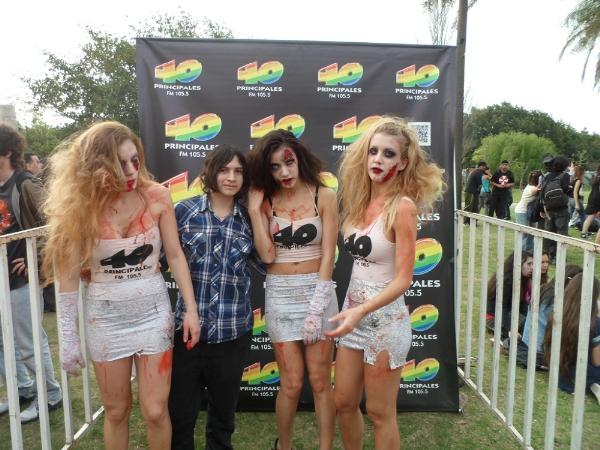 40 Principales en la Zombie Walk