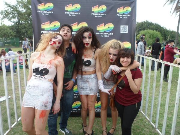 40 Principales en la Zombie Walk