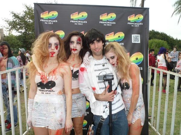 40 Principales en la Zombie Walk