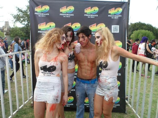 40 Principales en la Zombie Walk