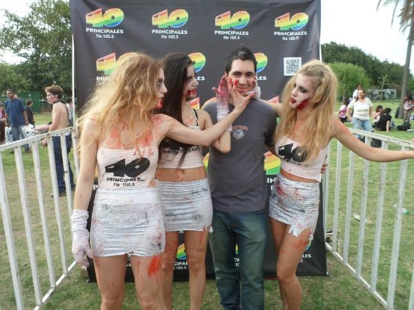 40 Principales en la Zombie Walk