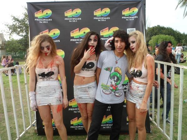 40 Principales en la Zombie Walk