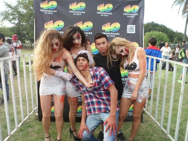 40 Principales en la Zombie Walk