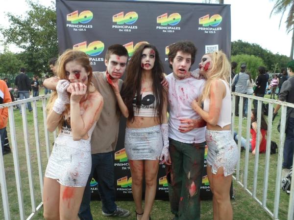 40 Principales en la Zombie Walk