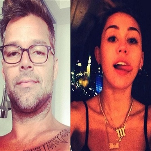 Ricky Martin se declara fan de Miley Cyrus
