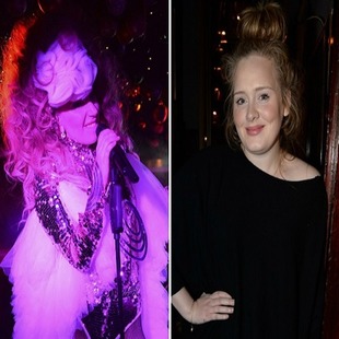 Adele visitó a Lady Gaga